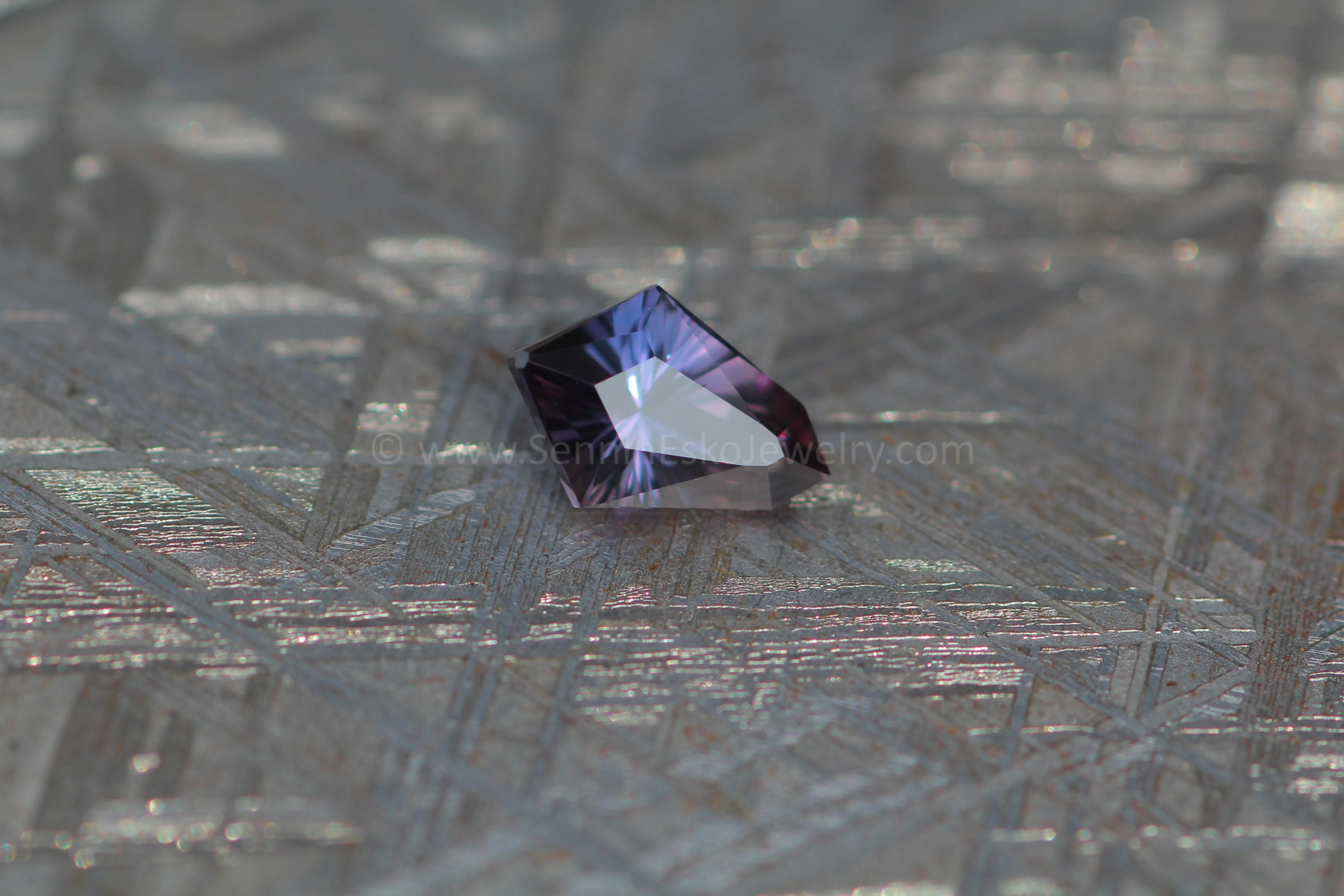 1.42 Carat Color Shifting Purple Sapphire Kite - 8.7x6mm, Fantasy Cut