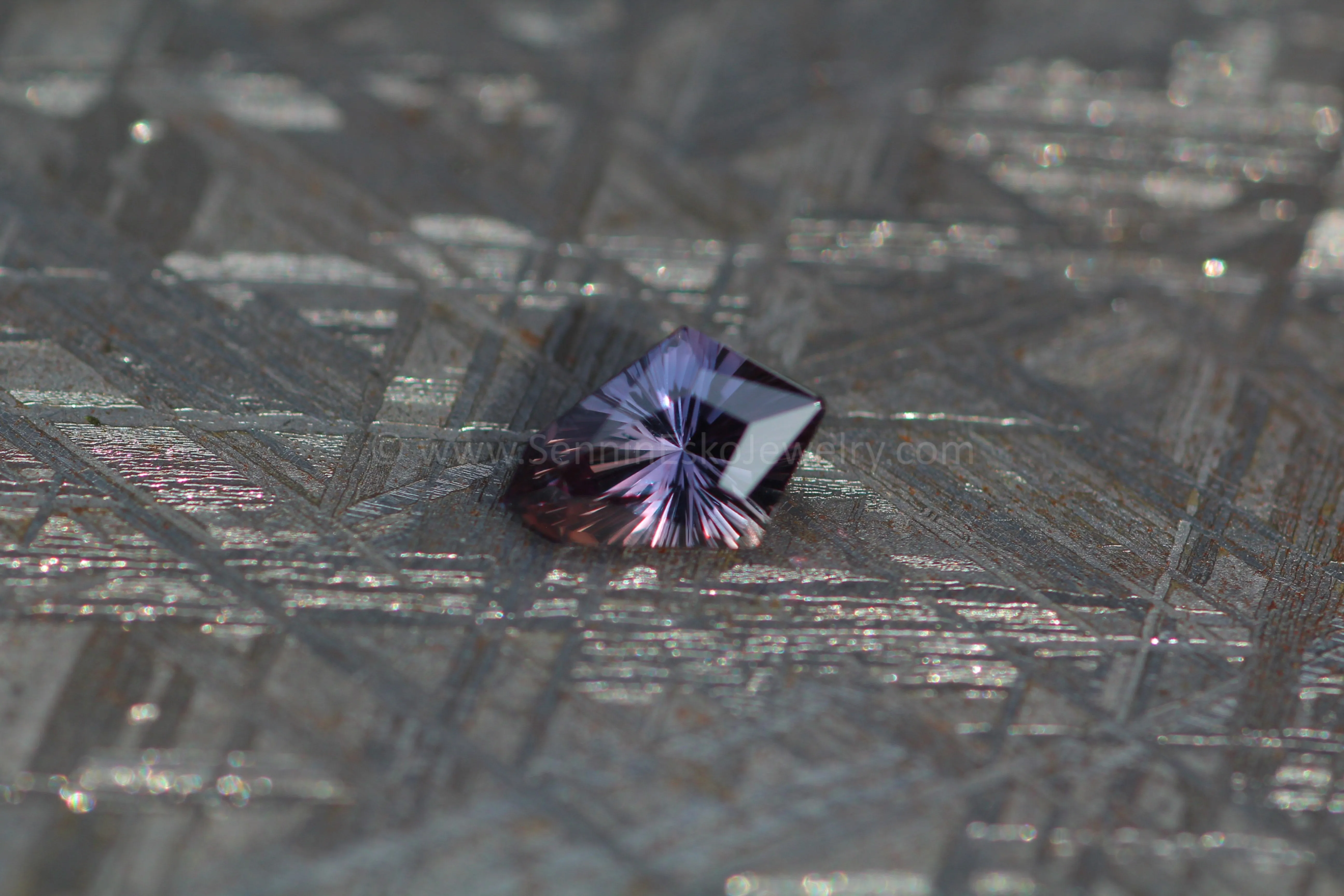 1.42 Carat Color Shifting Purple Sapphire Kite - 8.7x6mm, Fantasy Cut