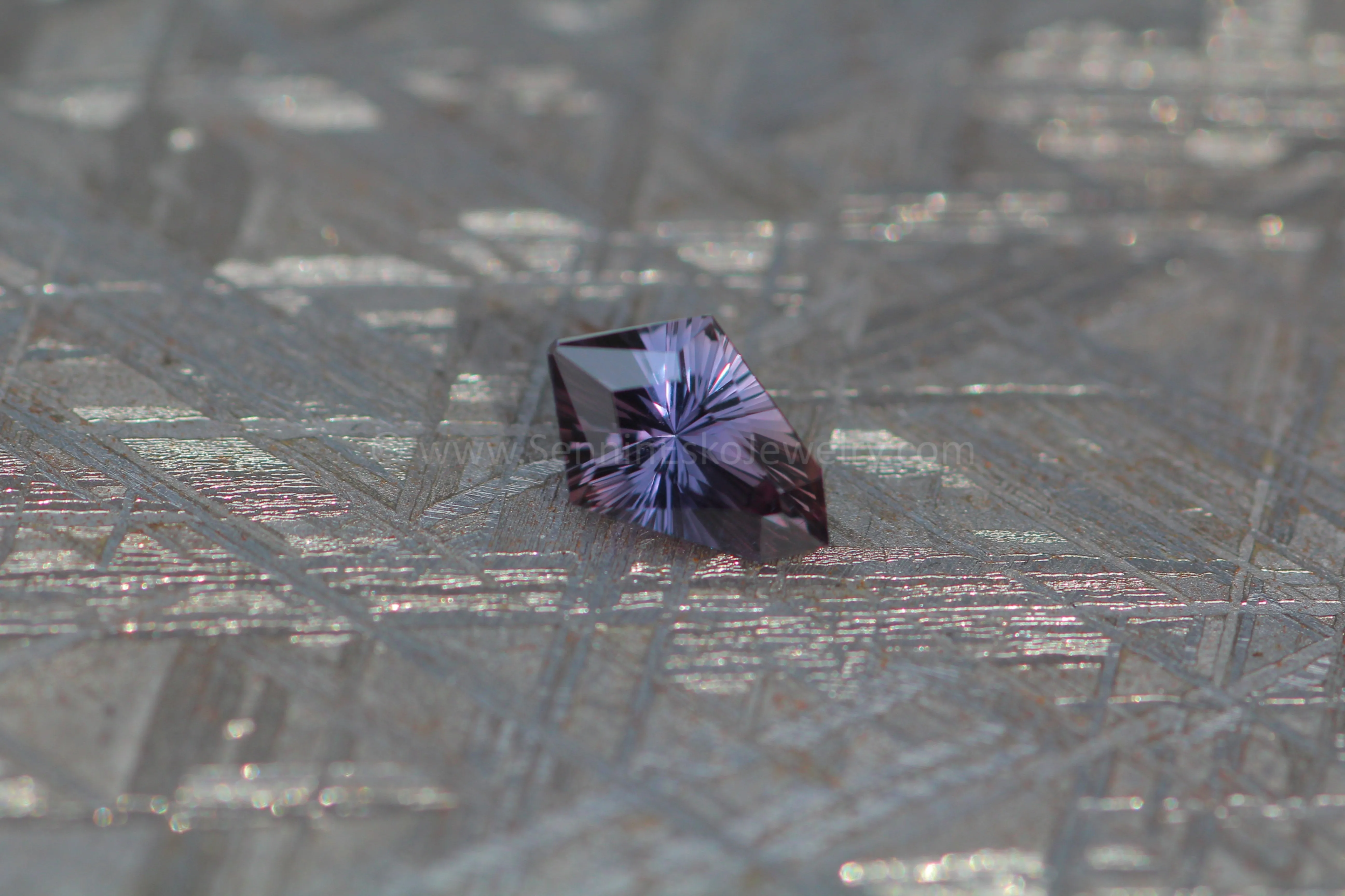 1.42 Carat Color Shifting Purple Sapphire Kite - 8.7x6mm, Fantasy Cut