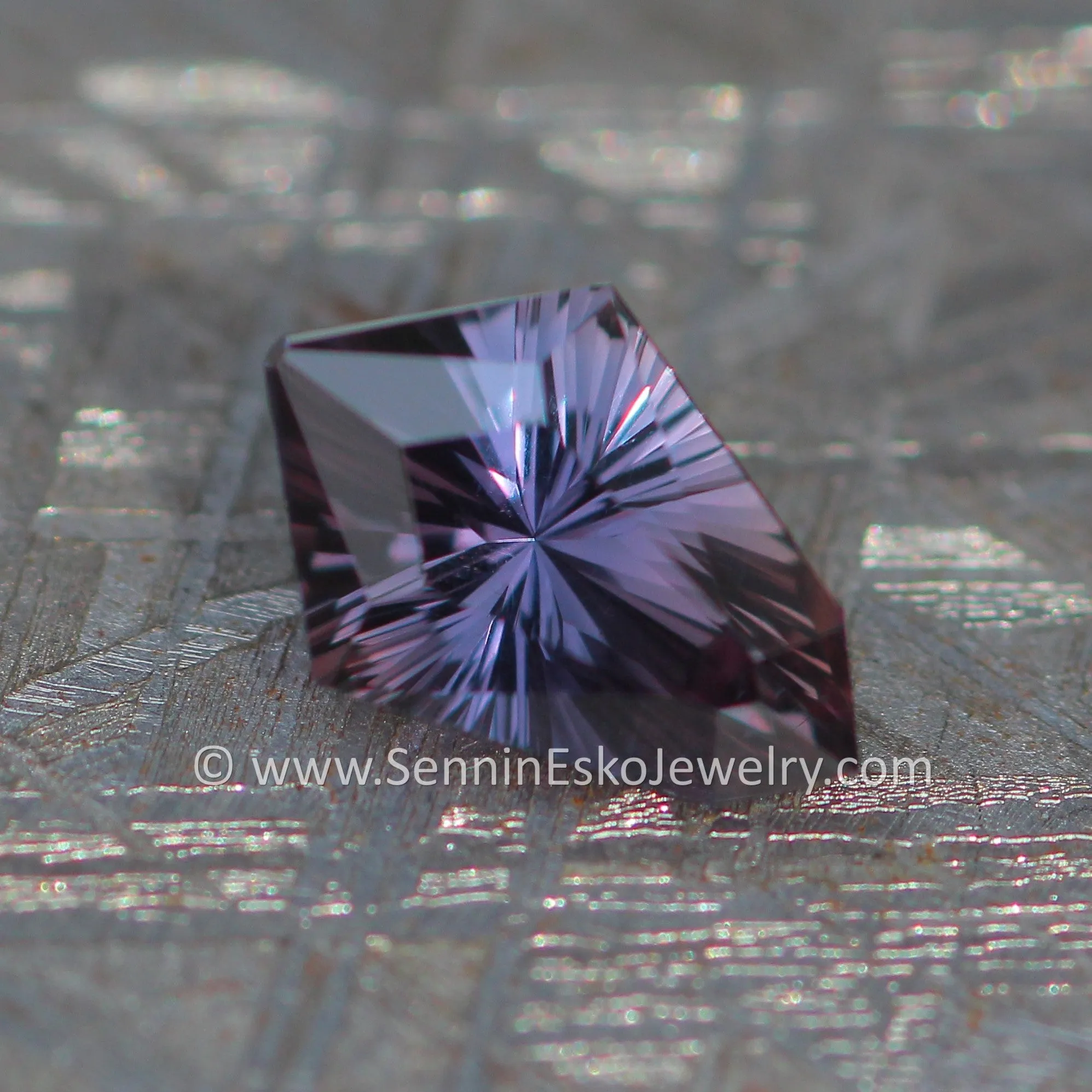 1.42 Carat Color Shifting Purple Sapphire Kite - 8.7x6mm, Fantasy Cut