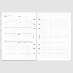 2025 Dated Admin Planner Inserts