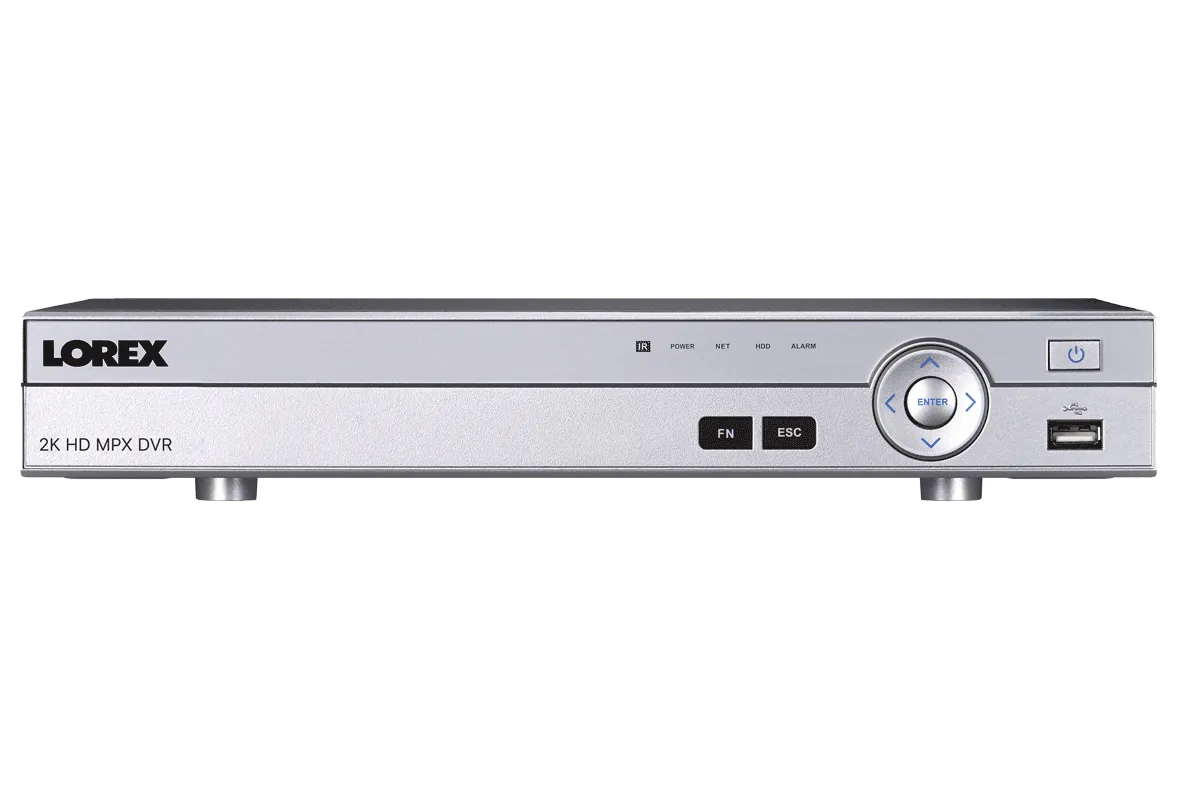 2K HD (2 x 1080p) MPX Security DVR - 4 Channel, 1TB Hard Drive, Works with Older BNC Analog Cameras, CVI, TVI, AHD