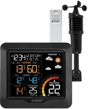 327-1417V2 Professional Colour Wind Speed Weather Station