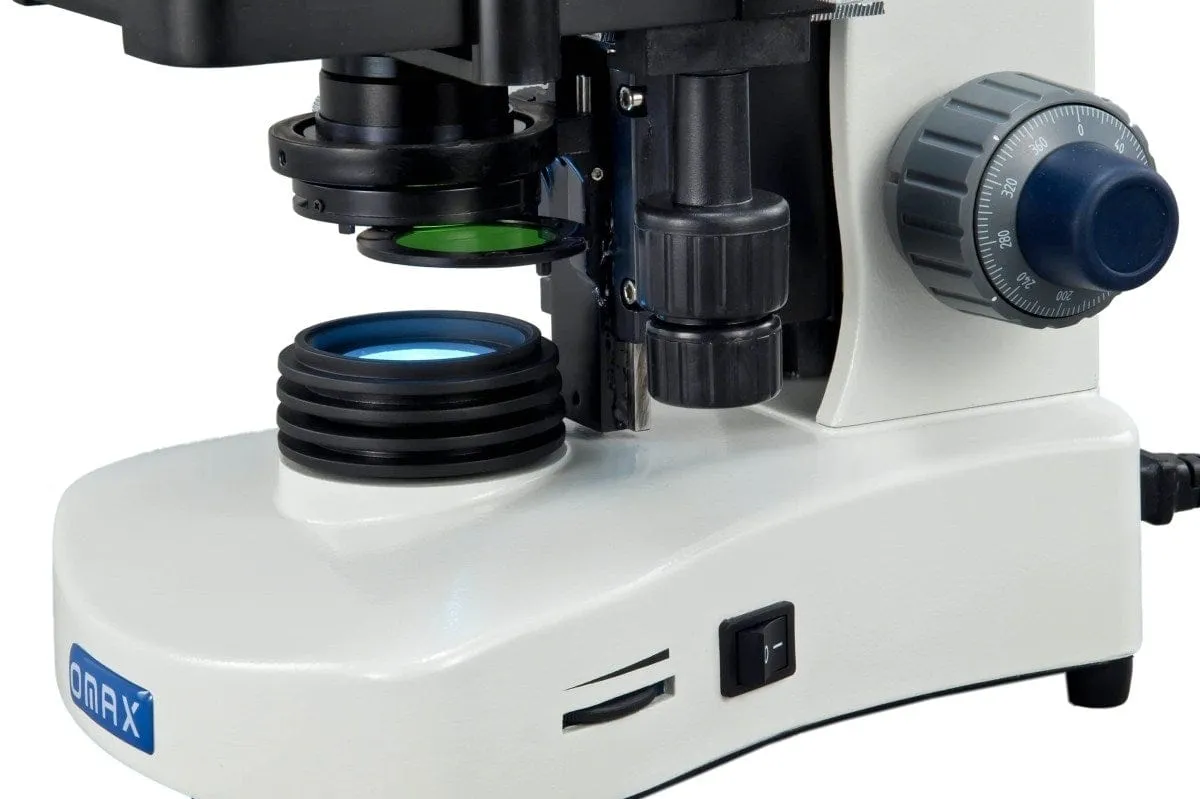 40X-400X 3MP Digital Integrated Microscope with LED Illumination, Siedentopf Interpupillary-adjustment and Reverse Turret