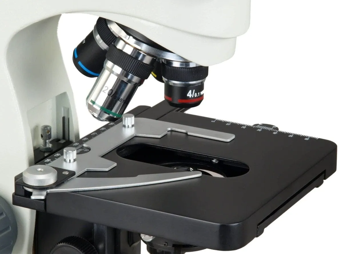 40X-400X 3MP Digital Integrated Microscope with LED Illumination, Siedentopf Interpupillary-adjustment and Reverse Turret