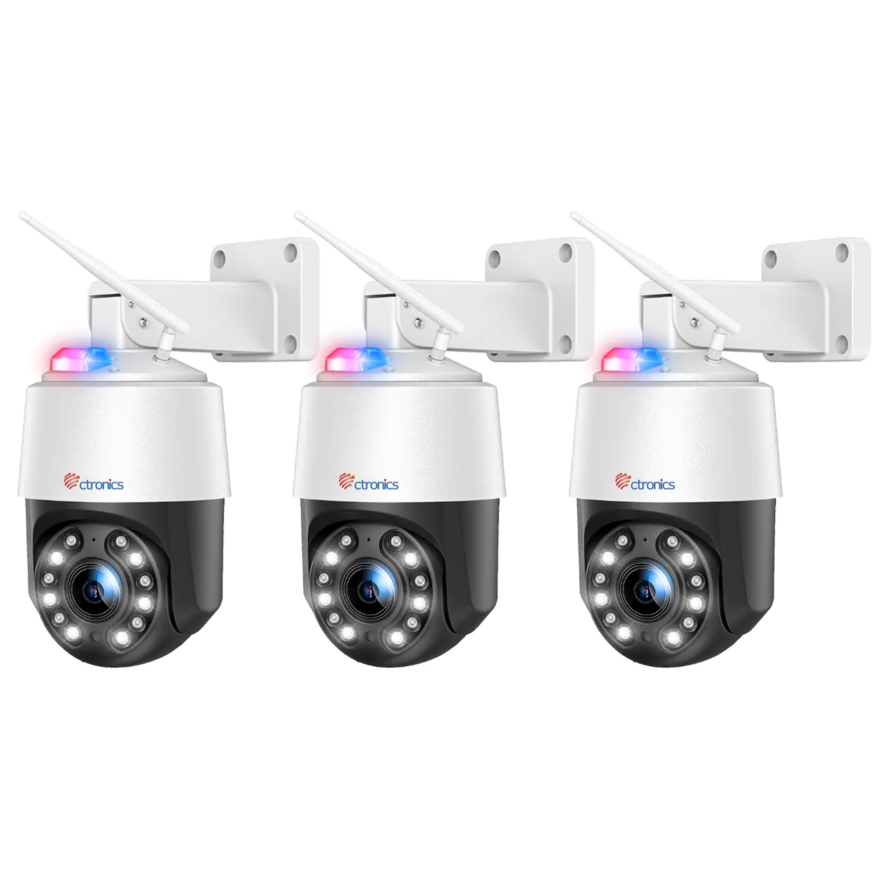 4K 16X Optical Zoom CCTV Security Camera Outdoor with Auto Tracking/Cruise/Zoom 197FT Night Vision