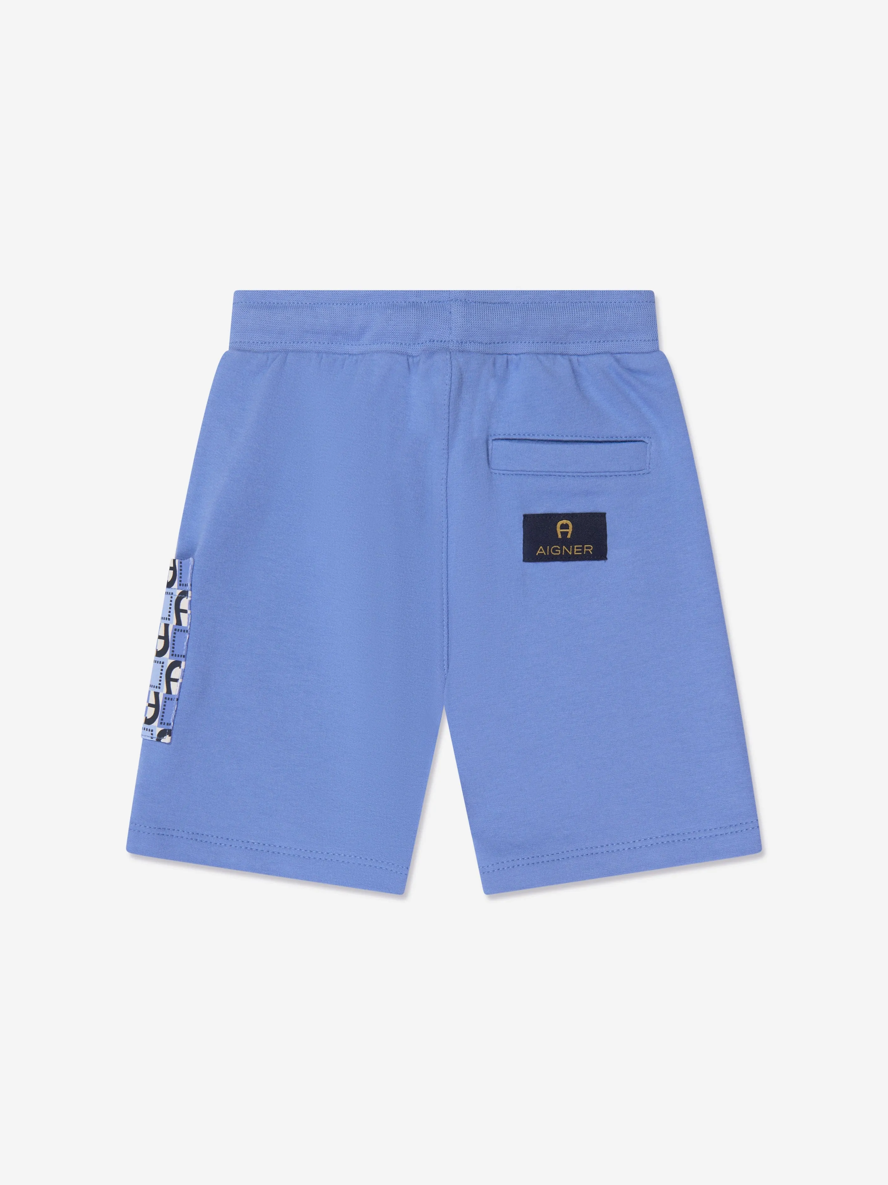 Aigner Baby Boys Logo Shorts in Blue