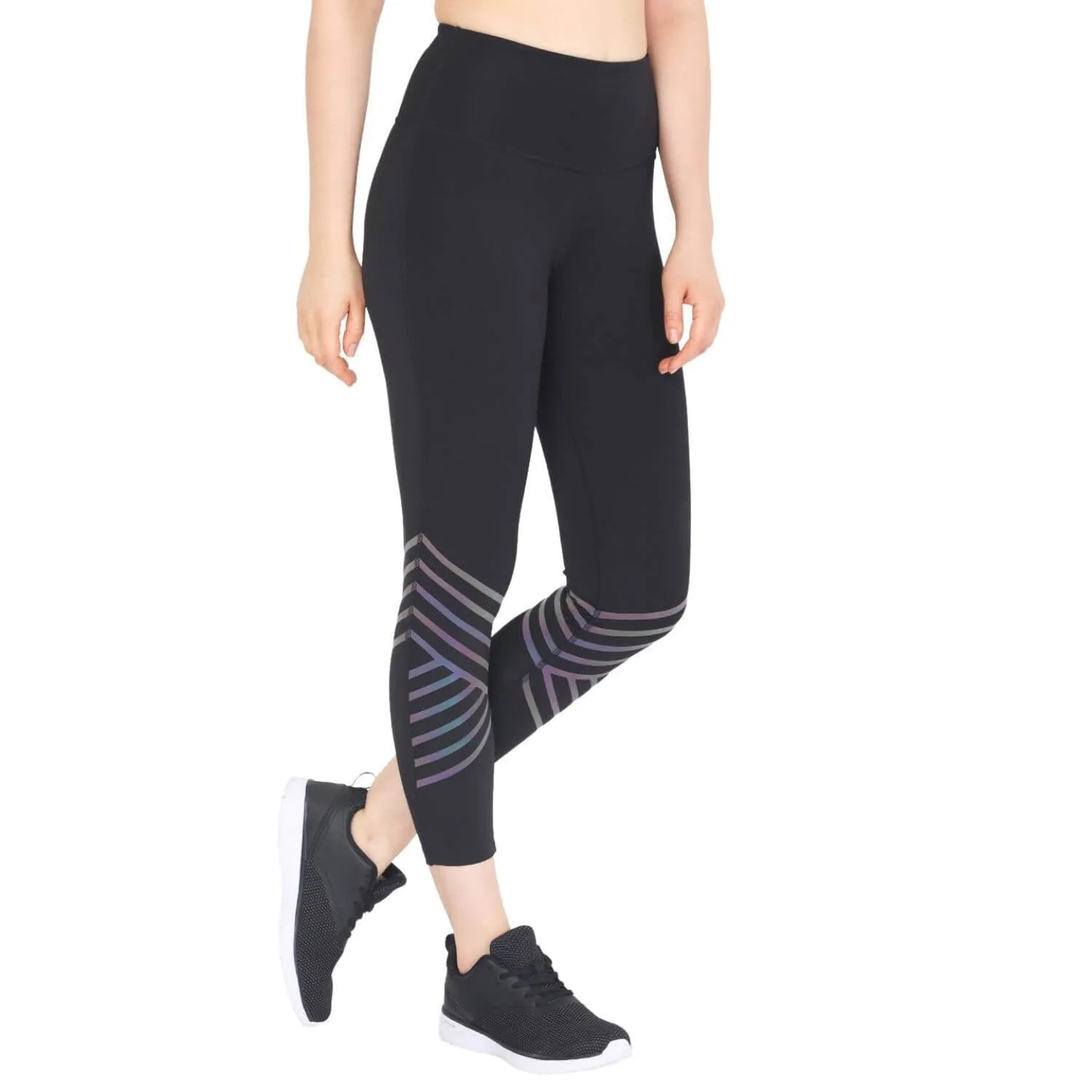 Artemis Reflective Leggings Black