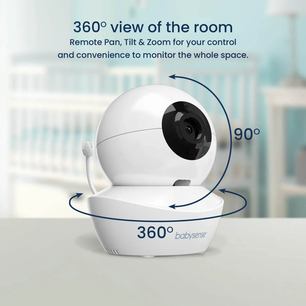 Babysense HD Dual - Baby Monitor with WiFi, and Separate Non-WiFi Camera