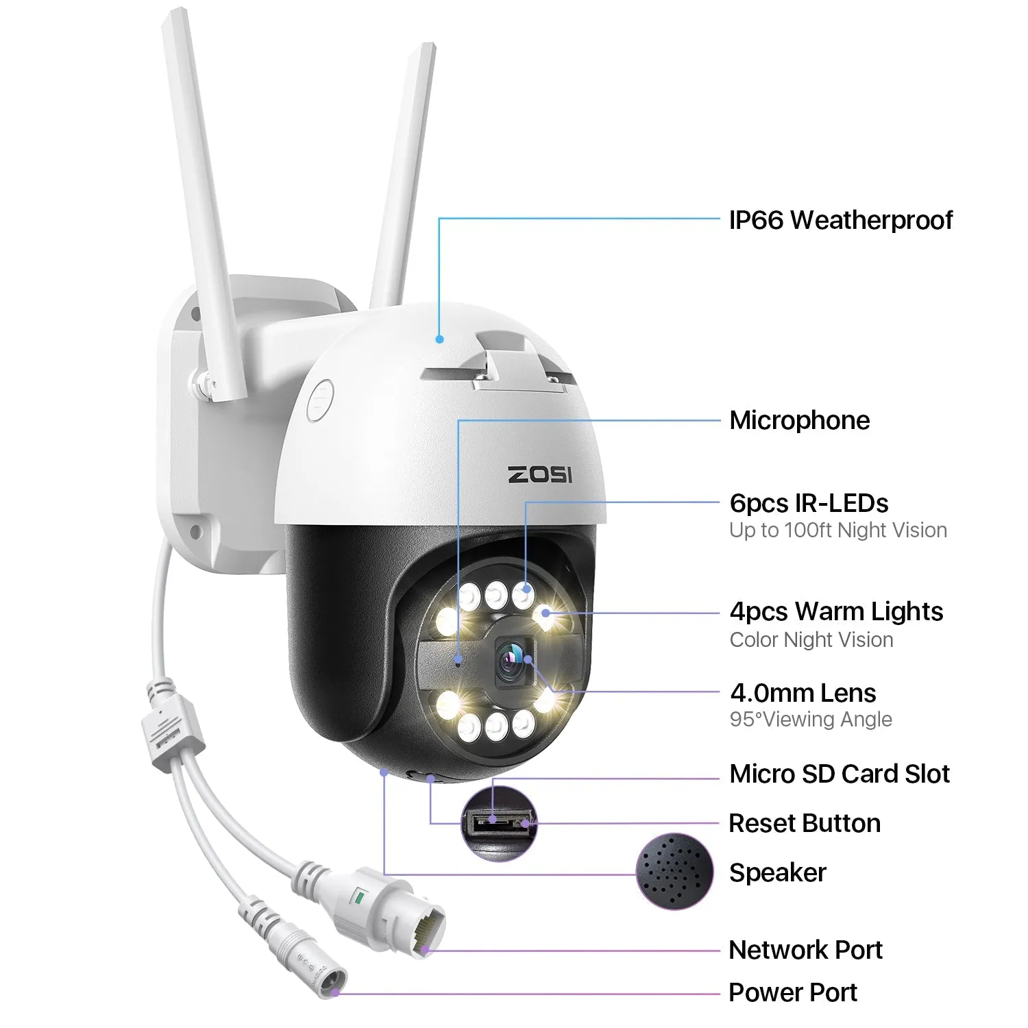 C296 5MP WiFi Outdoor Camera   C518 3MP WiFi Indoor Camera