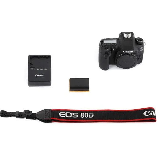 Canon EOS 80D DSLR Camera (1263C004) - Starter Bundle