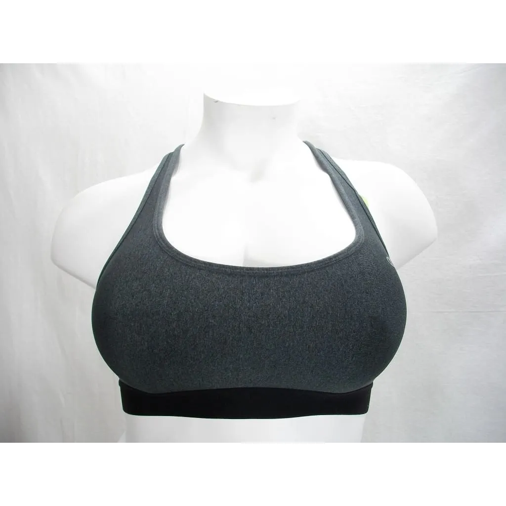 Champion 6715 Absolute Workout II Wire Free Sports Bra MEDIUM Granite Heat Gray