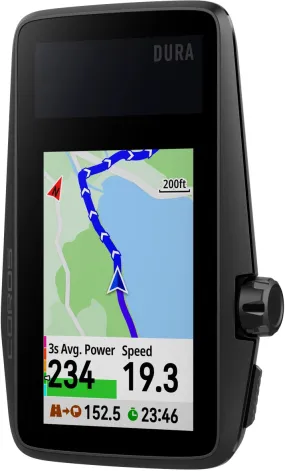 COROS DURA Solar GPS Bike Computer - Black