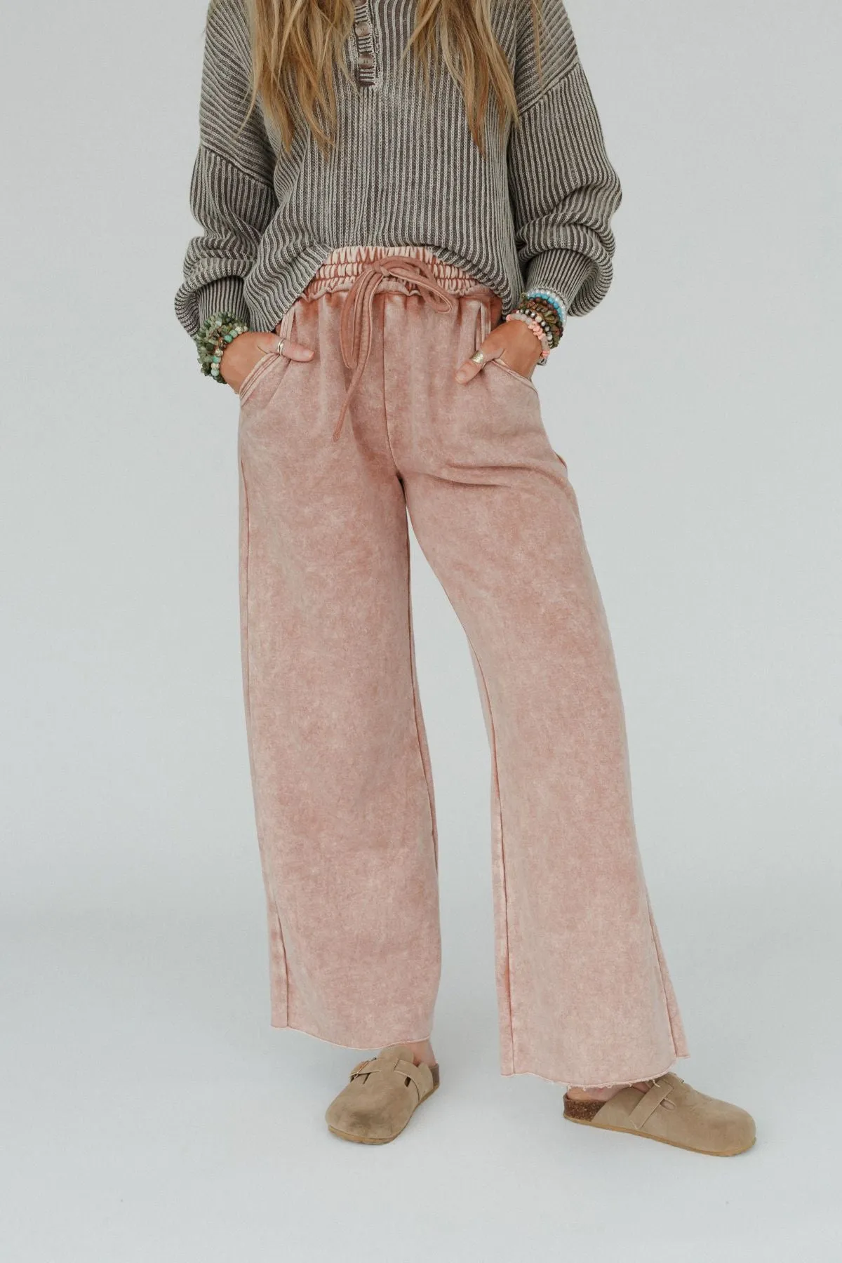 Cozy Cloud Lounge Pants - Rust