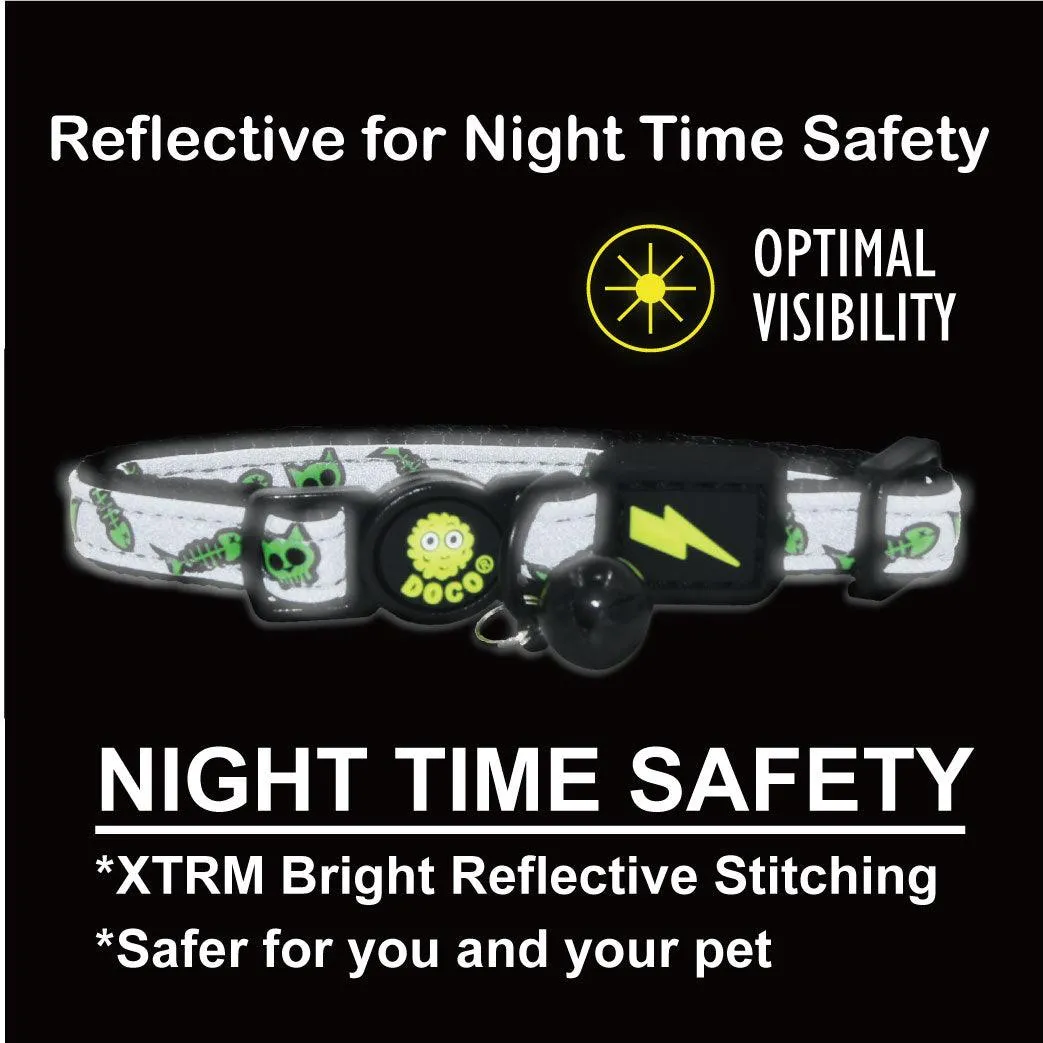 DOCO® Reflective Cat Collar - Printed Pattern