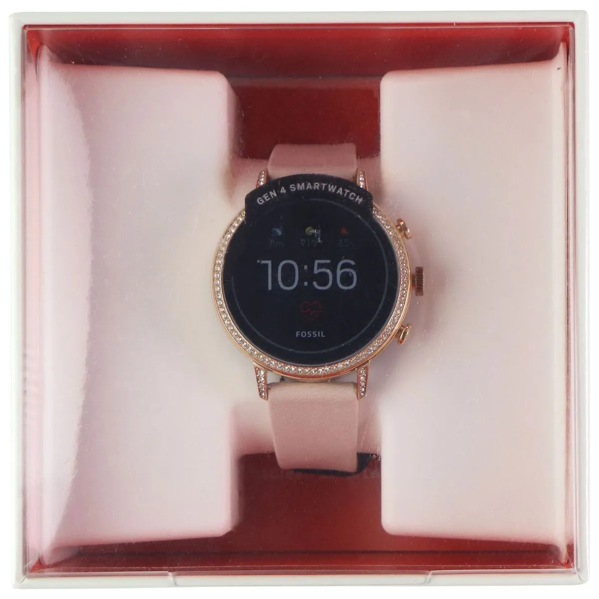 Fossil Womens Gen 4 Venture HR Stainless Touchscreen Smartwatch - Rose Gold