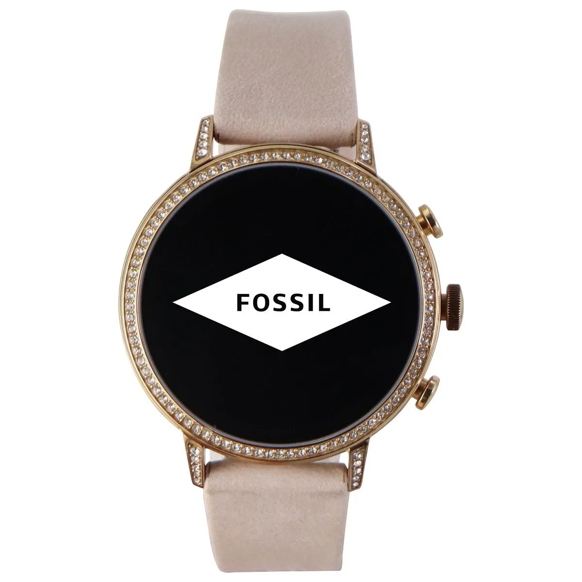 Fossil Womens Gen 4 Venture HR Stainless Touchscreen Smartwatch - Rose Gold