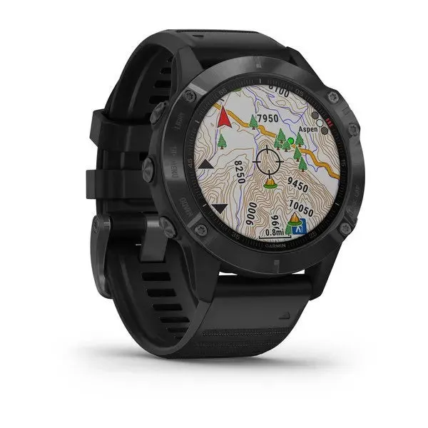 Garmin Fenix 6- Black with Black Band