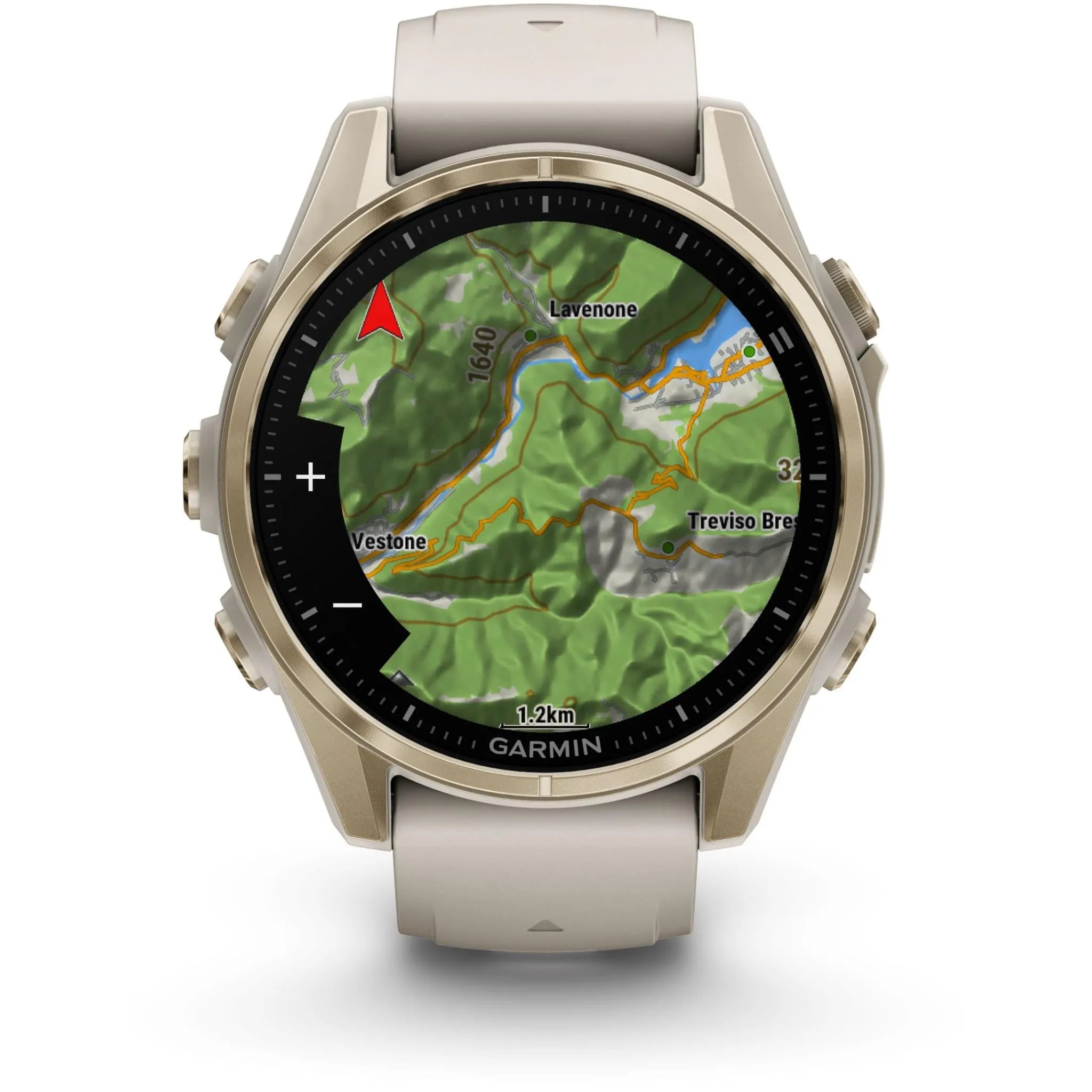 Garmin fenix® 8 43mm AMOLED Saphire Edition Soft Gold with Fog Grey Band