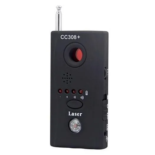 Hidden Camera GSM Audio Bug Detector Anti Spy Finder GPS Signal Lens RF Tracker