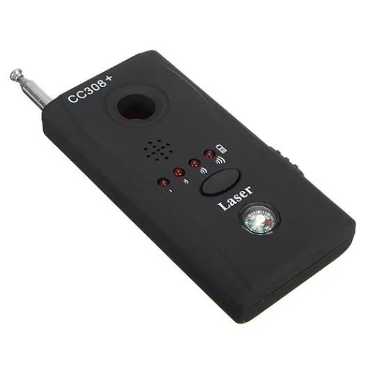 Hidden Camera GSM Audio Bug Detector Anti Spy Finder GPS Signal Lens RF Tracker