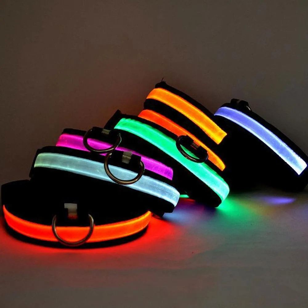 LED Dog Collar - Dog Walking Safe Collars for Pets