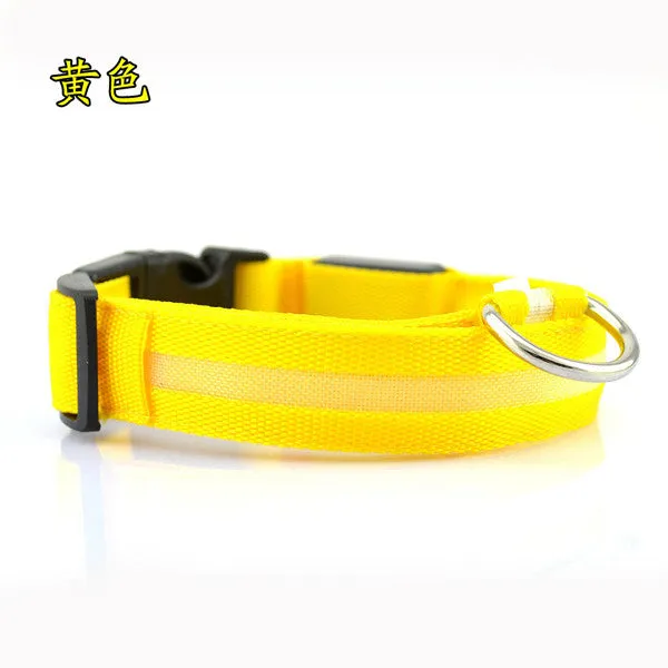 LED Light Night-Safety Dog Collar - Flash Glow in Dark Pet Collar