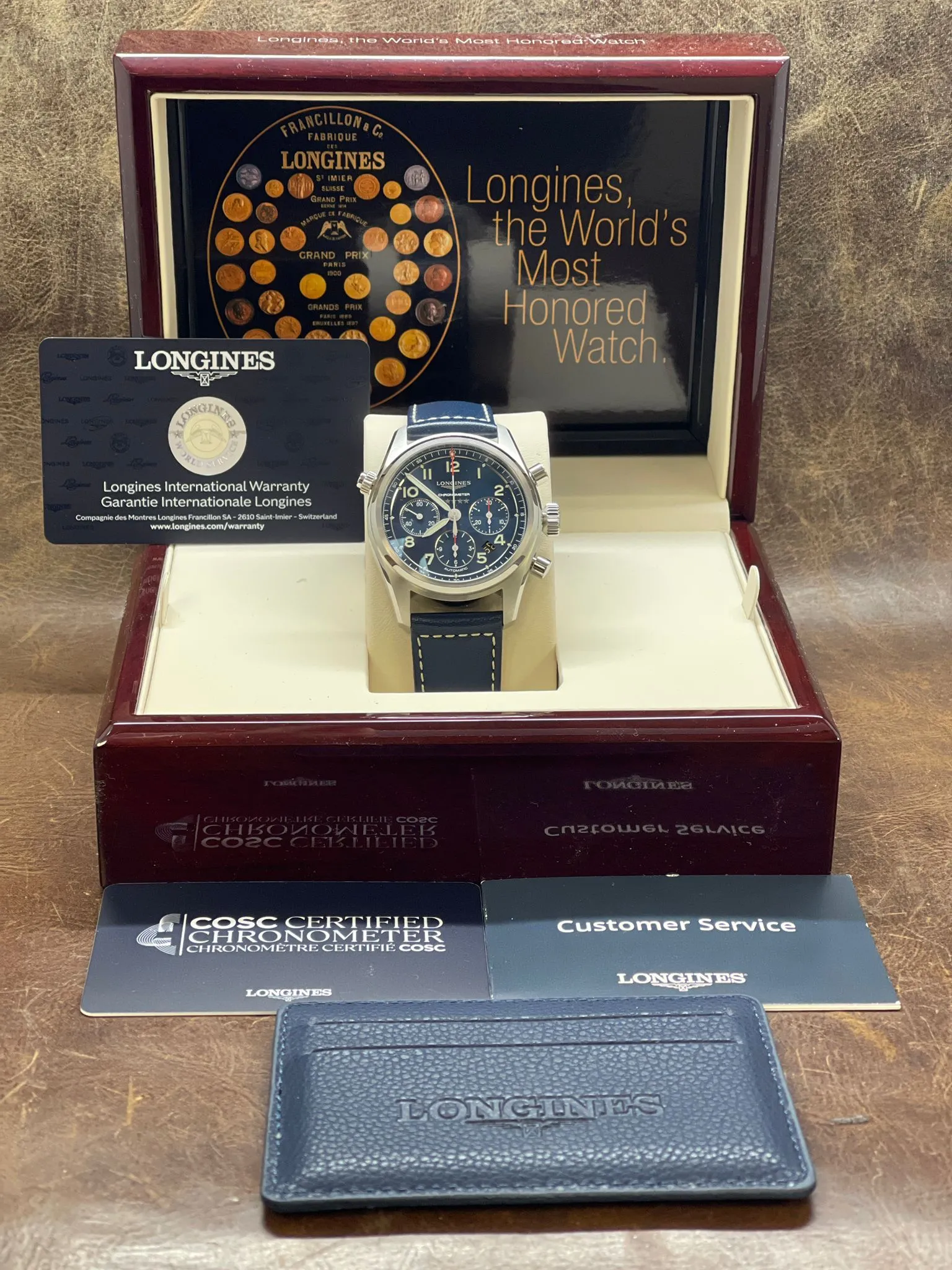 Longines Spirit Chronograph L3.820.4.93 Blue Dial Automatic Men's Watch