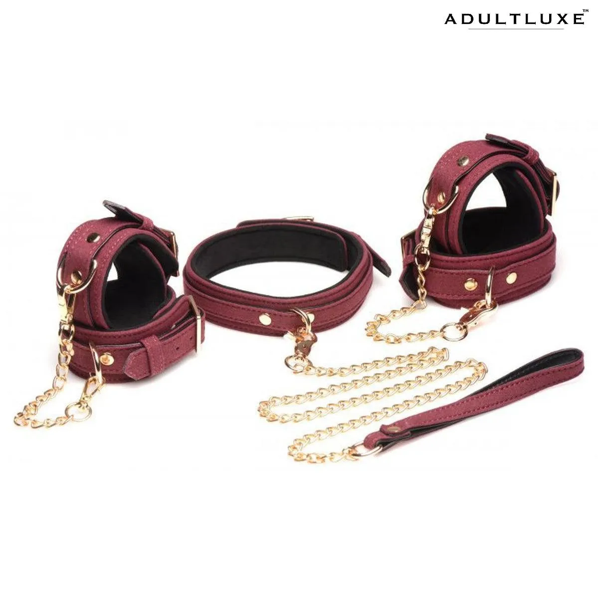 Master Series 6pc Velvet Bondage Set