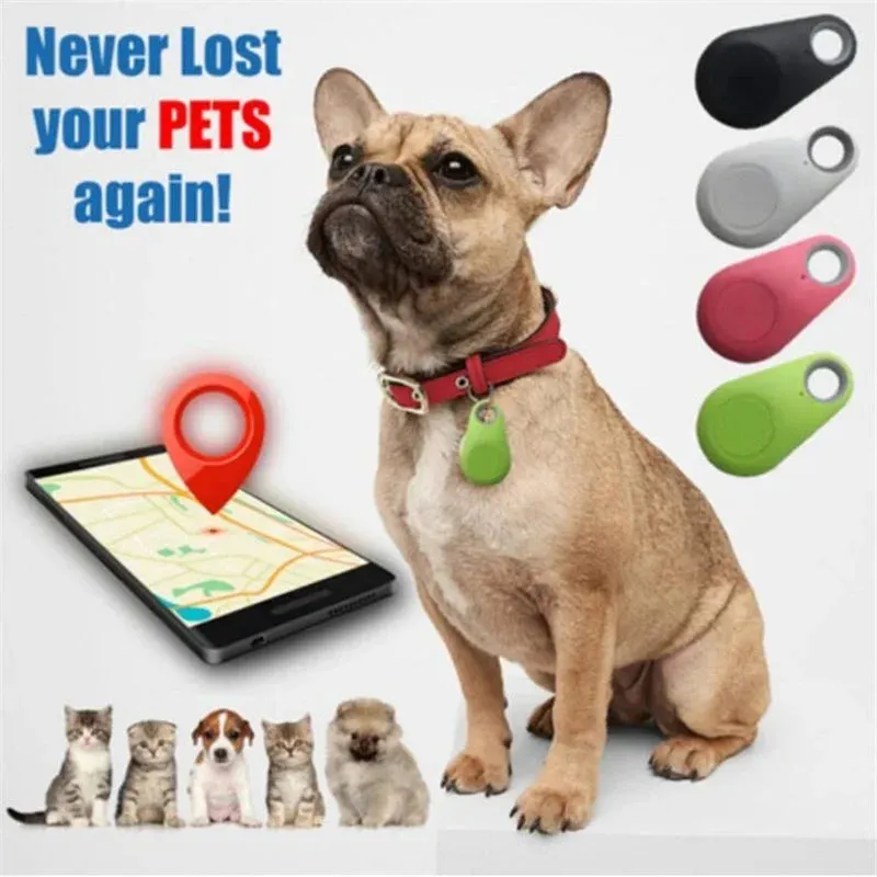 Mini Bluetooth GPS Tracker for Pets, Kids, Bags, and Wallets.