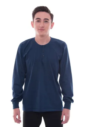 MUL6 - Camisa de Chino - Long-Sleeve - Navy Blue