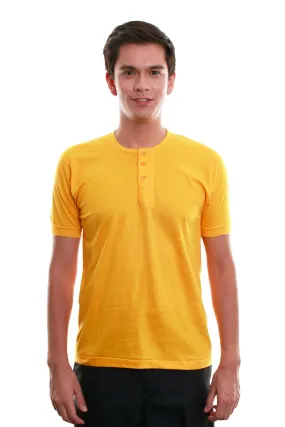 MUS5 - Camisa de Chino - Short-Sleeve - Yellow Gold