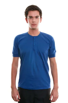 MUS6 - Camisa de Chino - Short-Sleeve - Blue