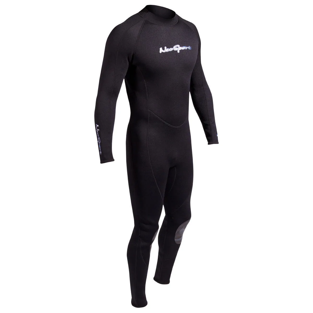 Open Box NeoSport 5mm Men’s Neoprene Backzip Jumpsuits-Black-Small