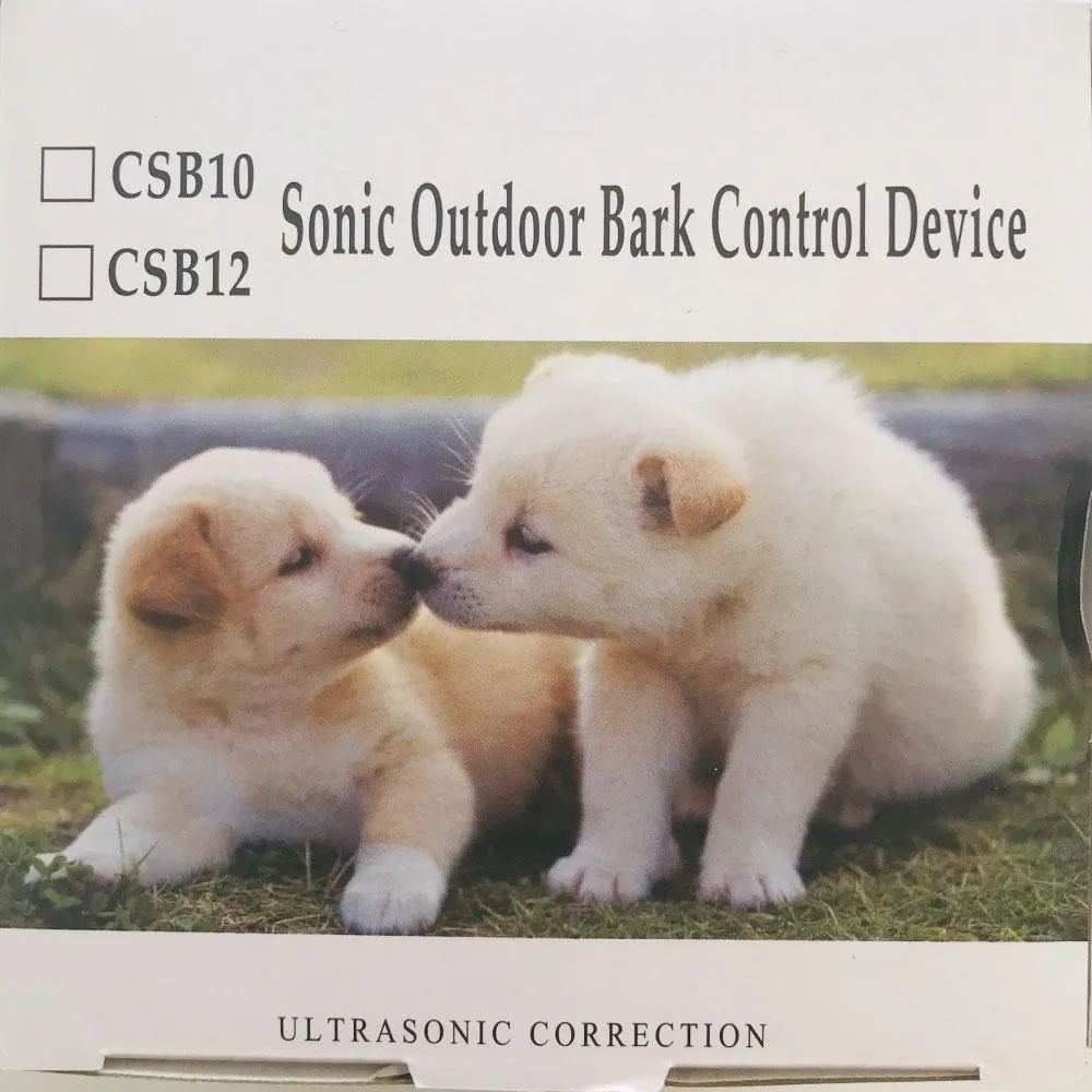 Outdoor Dog Bark Ultrasonic Unit - Sound Anti Barking Control Training Aid - Bulk