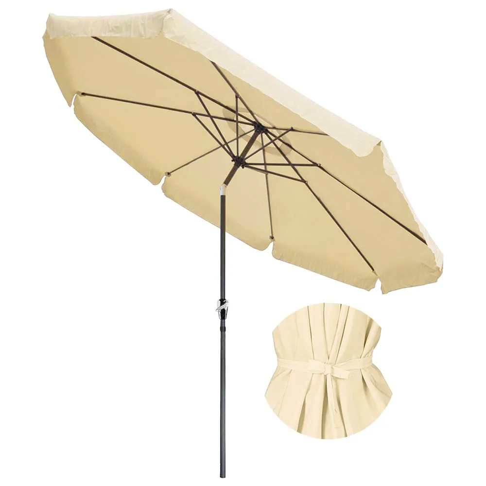 Patio Umbrella Tilt Metal 10ft 8-Rib