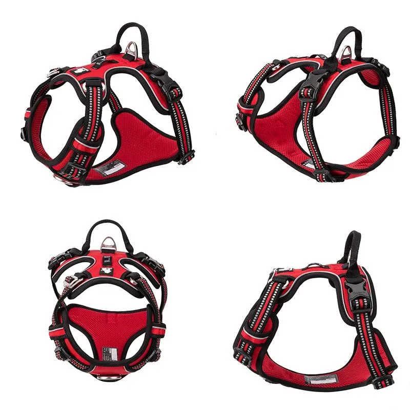 Reflective Heavy Duty Dog Leash Harness