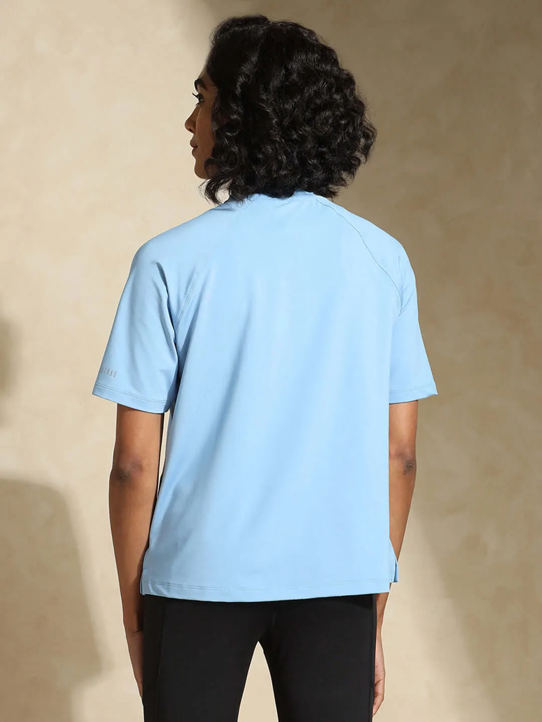 Traqfit Raglan Tee Cerulean