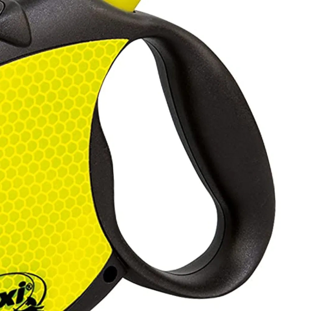 Trixie Flexi New Neon Retractable Leash for Dogs and Cats (Yellow)