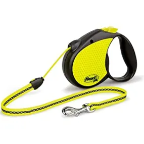 Trixie Flexi New Neon Retractable Leash for Dogs and Cats (Yellow)