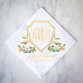 Vibrant Full Color Summer Wedding Napkins