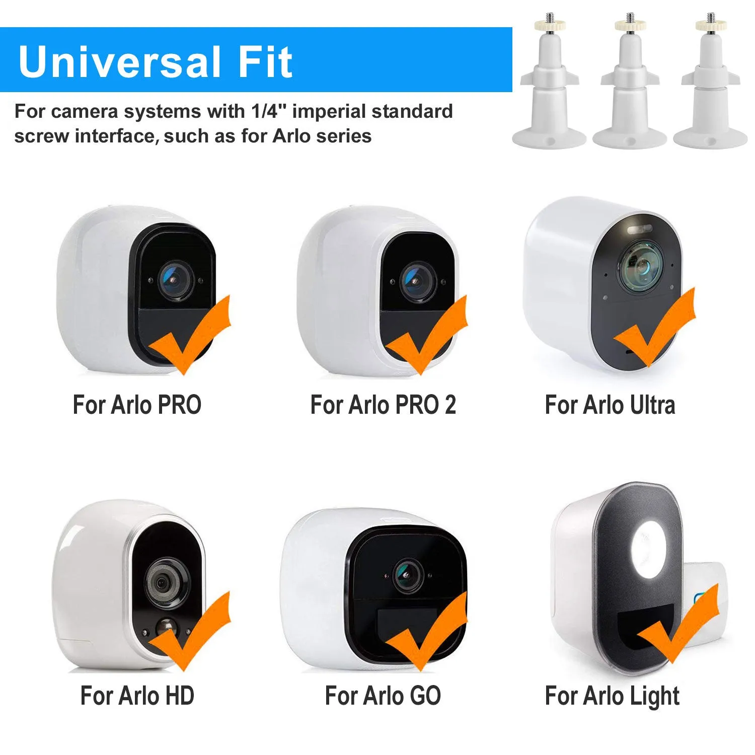 Wall Mount for Arlo 360 Degree Adjustable Camera