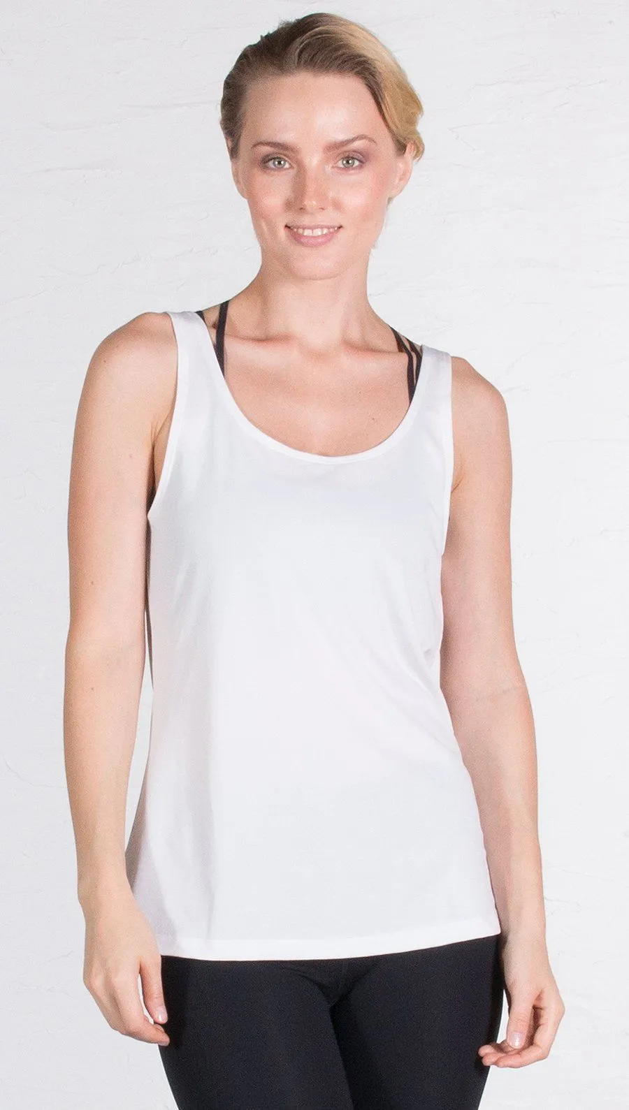 WERK - the Relaxed Racer Tank - White